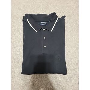 PGA Tour Flex Black Polo Shirt, Size XXL, Golf,‎ Front Pocket